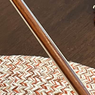 Antique vintage Conrad Gotz*** 3 star bow Violin Bow - grafted, repaired, and just a bit longer image 18