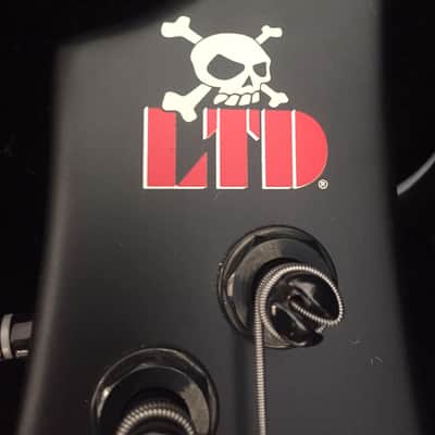 ESP/ LTD B-2005 30th Anniversary Bass 2005 Matt Black image 12