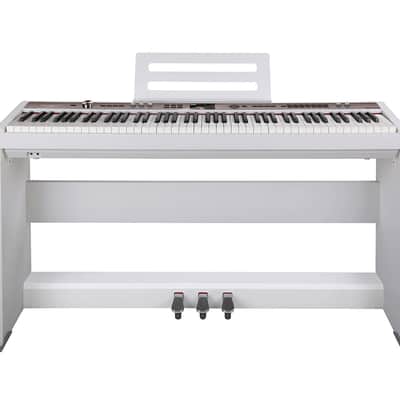 NUX NPK-20 88-Key Portable Digital Piano with Dual-Mode Bluetooth - White image 6