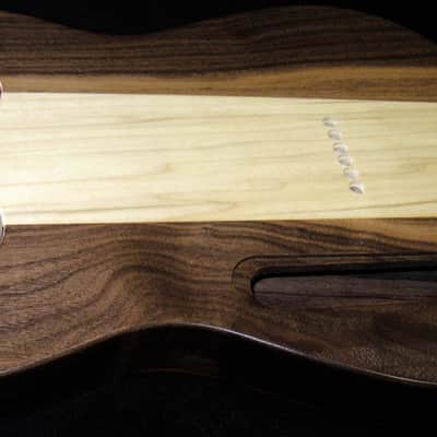 McCloud Double Cut Telecaster BODY / Tiger Wood / Walnut / Poplar / HH Routes / Hardtail / USA image 5