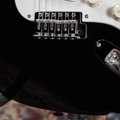 Fender MIM Stratocaster Electric Guitar - Black with Gig Bag - Used image 11