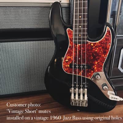 Jazz Bass-style Felt bass mutes reproduction  1960 image 23