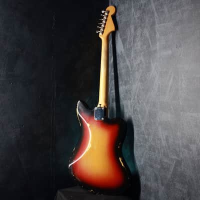 Fender Jaguar Left Handed Sunburst 1963 image 4