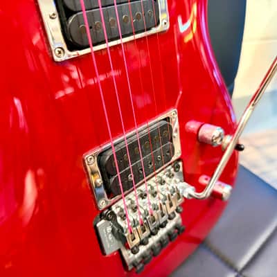 🔥2002🔥 Ibanez JS100 Joe Satriani Signature~ Korean Electric Guitar~ Red~ Floyd imagen 5