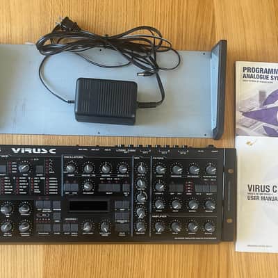 Access Virus C Desktop Digital Synthesizer with rack mount kit 2002 - Black