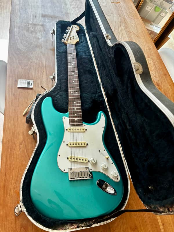 Fender 40th Anniversary American Standard Stratocaster with Rosewood Fretboard 1994 - Caribbean Mist