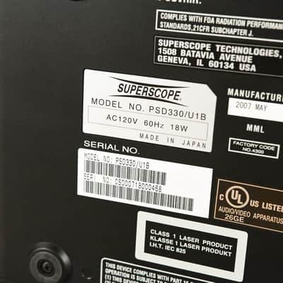 Superscope PSD330 Compact CD Player/Recorder with CA300 Carrying Case CG01XHJ image 14