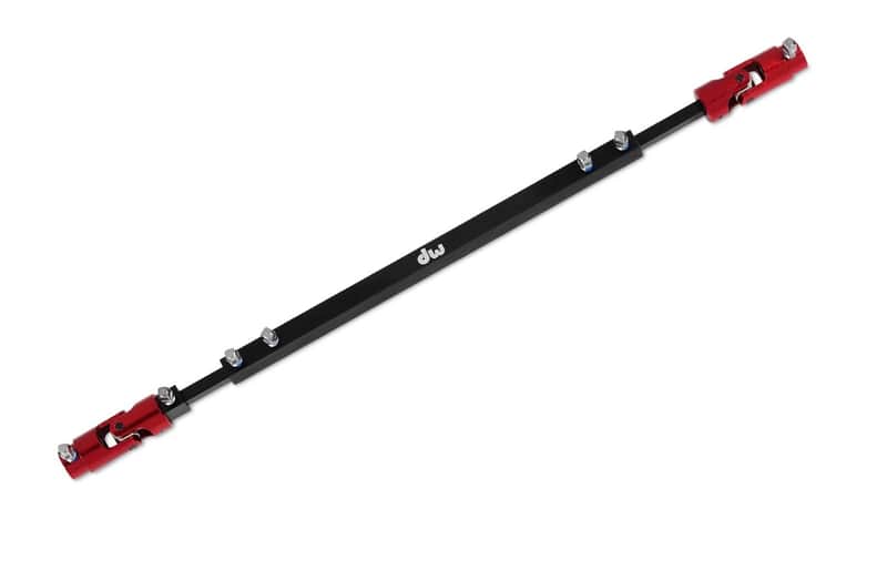 DW DWSP211 Double Bass Drum Pedal Drive Shaft Linkage Assembly 2010s - Black/Red image 1