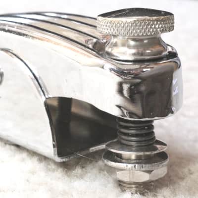 Slingerland Clam Shell Strainer/Butt End for Radio King Snare Drum, Chrome Plated - 1960s / INSPECTED & TESTED image 1