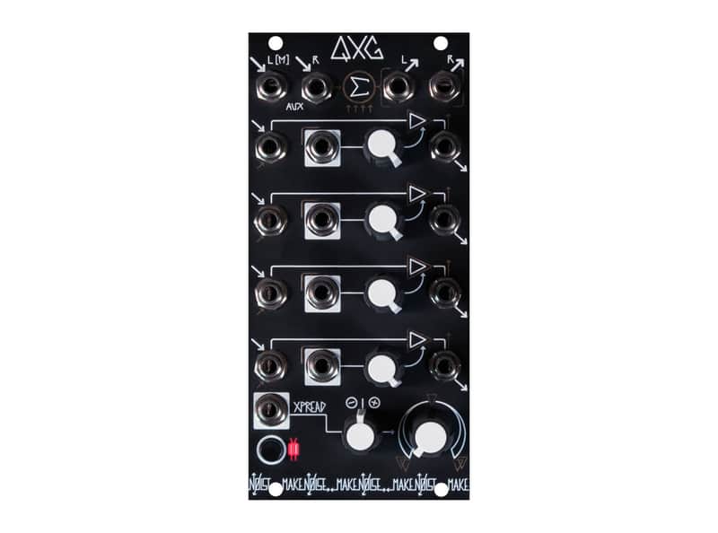 Make Noise QXG Four-Channel Stereo Low Pass Gate + Mixer image 1