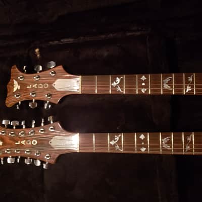 Lado Double Neck 1978-1980 Natural Zebra And Curly Maple image 3