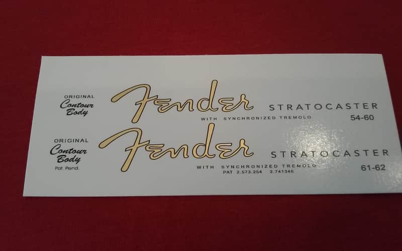 Fender Vintage Reproduction Waterslide decal image 1