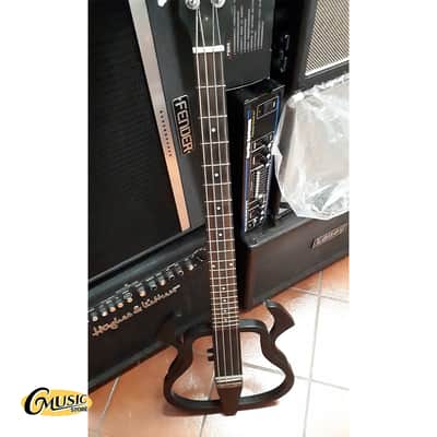 Jisheng Silent Bass Electric 4-String Guitar Bass w/ Headphone Output image 2