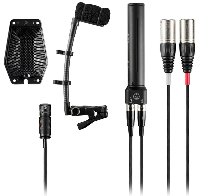 Immagine Audio Technica BP350ST-UB Broadcast MS Stereo Microphone M-S Boundary Clipon Mic - 1
