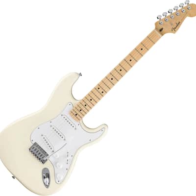 Mint Fender Standard Stratocaster, Maple Fingerboard, White Pickguard - Olympic White image 1