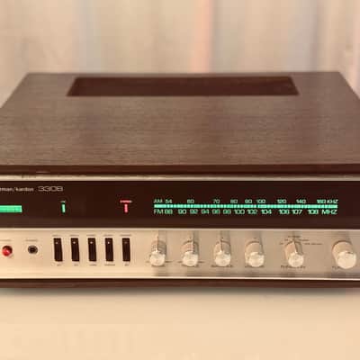 πΆβ¨ Harman Kardon 330B / HK 330B Vintage Stereo Receiver w/ Original Wood Cover β Serviced, Cleaned, Tested image 3
