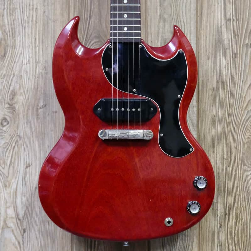 Gibson SG Junior 1964 w/ original alligator chipboard case- Cherry image 1