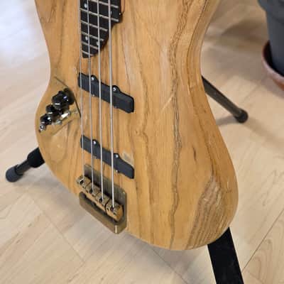 1981 Charvel Jazz Bass Custom Shop San Dimas DiMarzio Catalog Kahler USA LEFT HAND Natural Figured Ash American Vintage 80s 1980's 25 fret Rosewood 4-String J Pre-Fender era Precision Bartolini Pickups LH Lefty Handed Pre-Jackson PREPRO PRE-PRODUCTION image 10