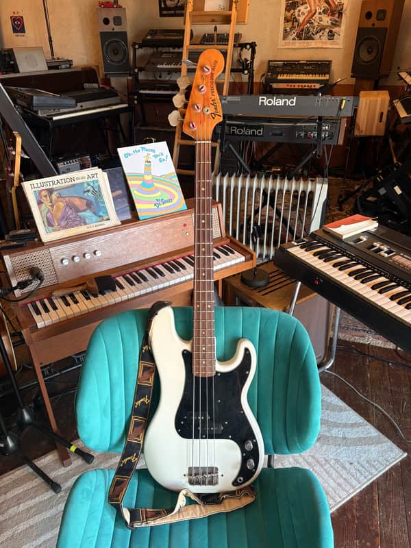 Fender Precision Bass 1973 Olympic White image 1