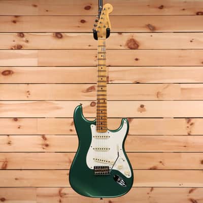 Fender Custom Shop 1956 Stratocaster Relic - Aged Sherwood Green Metallic-CZ577350 image 4