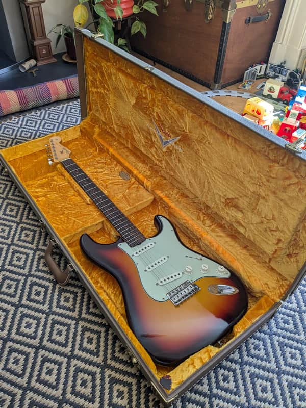 Fender Custom Shop Vintage Custom 1959 Stratocaster NOS 2018 - 3 Colour Chocolate Sunburst image 1