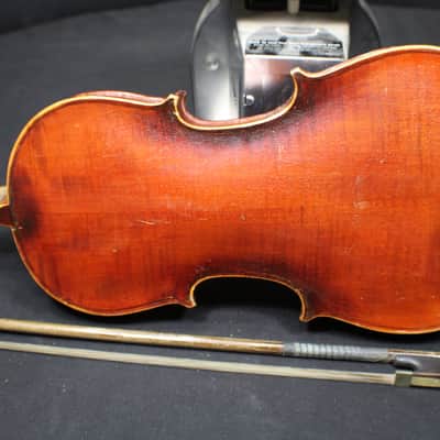 An Antique Antonius Stradivarius 3/4 Size Violin, Bow & Case Ready to Play # 6 V image 5