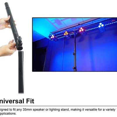 Rockville ACC-EX Accessory 21" Extension Pole For 35MM Speaker or Lighting Stand image 3