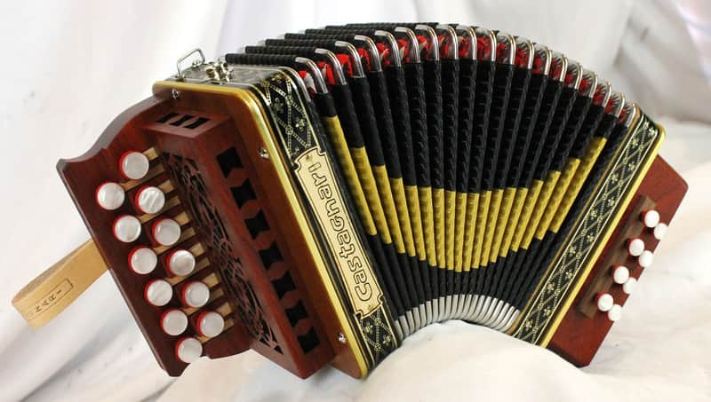 NEW Padauk Castagnari Giordy Diatonic Button Accordion DG 12 8 image 1