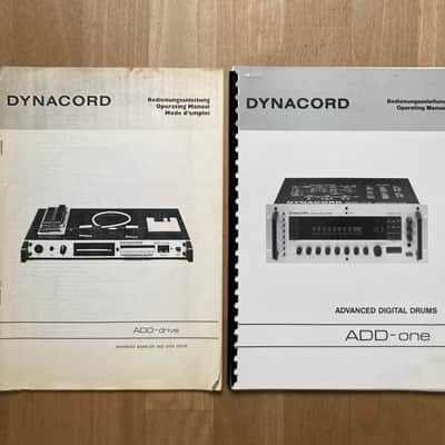 Dynacord ADD ONE & ADD DRIVE Vintage 12-Bit Drum Sampler & Drum Synthesizer w/ MIDI IN/THRU/OUT & Trigger Input image 11