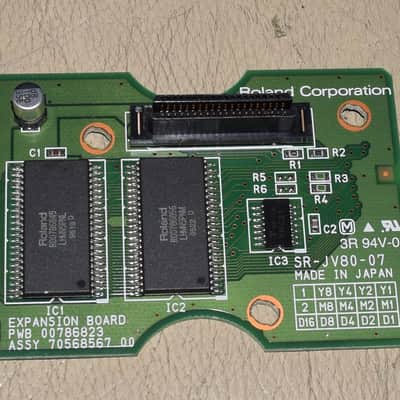 Roland SR-JV80-07 Super Sound Set Expansion Board 1990s - Green image 2