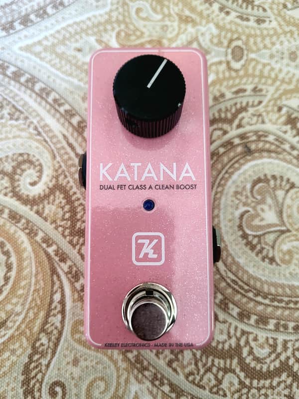 Keeley Mini Katana Clean Boost 2015 - Present - Pink image 1