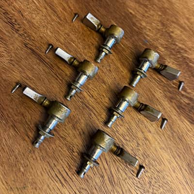 Vintage Grover Rotomatic 102 Series tuners - '74 complete & fully functional 3x3 chrome set image 3