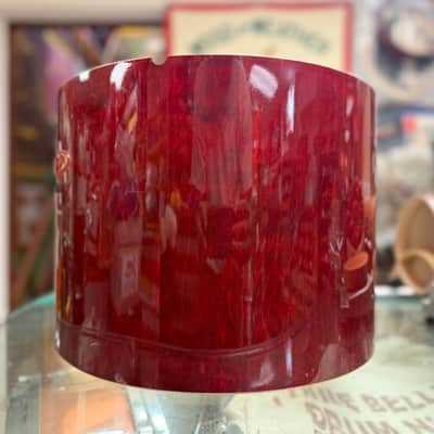 Andante Snare Drum Shell - Red Stain 10x14 image 6