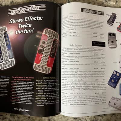 Fender Product Guide Accessories 2006 Gretsch Jackson Fender Blender Gig FX Keeley Visual sound Diaz squareface Texas Ranger Rat Pickups Bigsby image 10