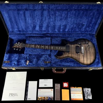 2013 Paul Reed Smith PRS Paul's Guitar Artist Package w Brazilian Rosewood Board & Brushstroke Inlays ~ Charcoal Smoked Burst image 13