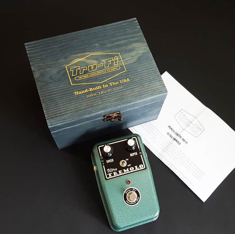 Tru-fi Ultra Tremolo w/Wooden Box image 1