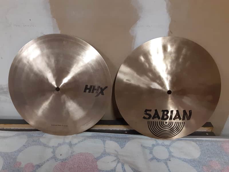 Sabian 13" HHX Groove Hi-Hat Cymbals (Pair) image 1
