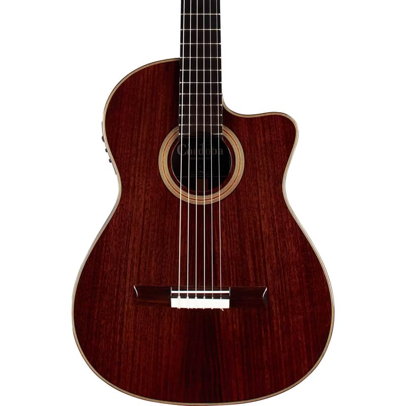 Cordoba Fusion 12 Rose II Acoustic Electric Guitar - Natural image 1