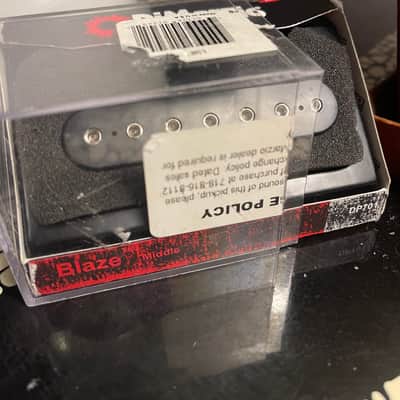DiMarzio DP701BK Blaze 7-String Middle Single Coil Pickup 2010s - Black image 1