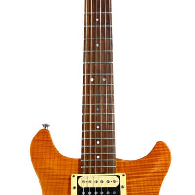 1995 Hamer USA Studio Archtop Amber Double Cutaway Electric Guitar - w/ Original Case - AMAZING! image 8