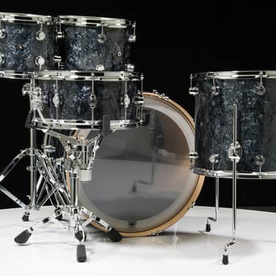 DW Performance Series 5pc Drum Kit Black Diamond 10/12/16/22/14SD image 2