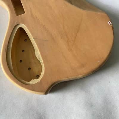 Solid Basswood 4 String Electric Bass Guitar DIY Project Body image 2