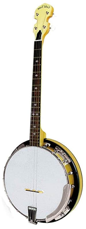 Gold Tone CC-Tenor Cripple Creek Tenor Banjo Natural Left-Handed w/ Bag image 1