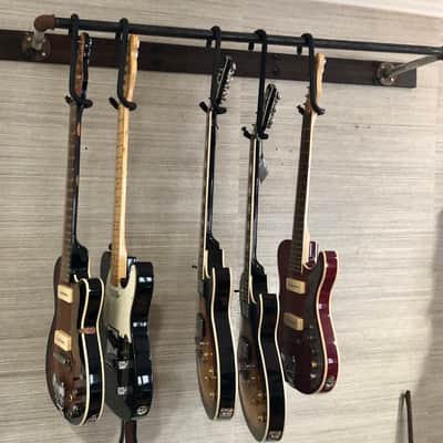 Guitar Bar Hanger Display Electric Acoustic 5 String Base Banjo Mandolin...Closet, Rack or Custom.. image 10