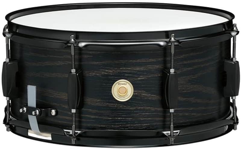Tama Woodworks 6 5x14 Snare Drum Black on Black Oak image 1