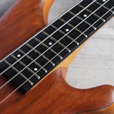 1980's TUNE "Bass Maniac" Japan TBC-4  25-Fret Bass Guitar (Natural Stain) image 6