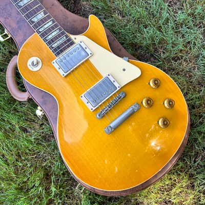 Used 2023 Gibson Custom R8 Les Paul ‘1958’ Reissue Lemonburst w/ OHSC + Paperwork image 3