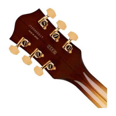 Used Gretsch Broadkaster Jr. LX Figured CB w/ String-Thru Bigsby - Caramel Dawn image 5