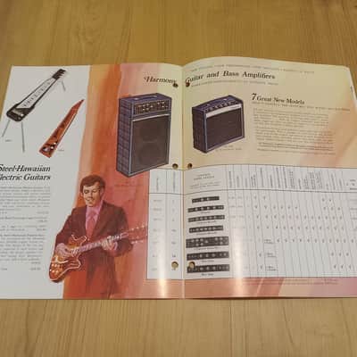 Vintage 1972 Harmony Instrument Catalog! Rare, Original Case Candy, Paperwork! image 11