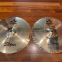 Zildjian 15" A Custom Mastersound Hi-Hat Cymbals (Pair) 2004 - Present - Brilliant